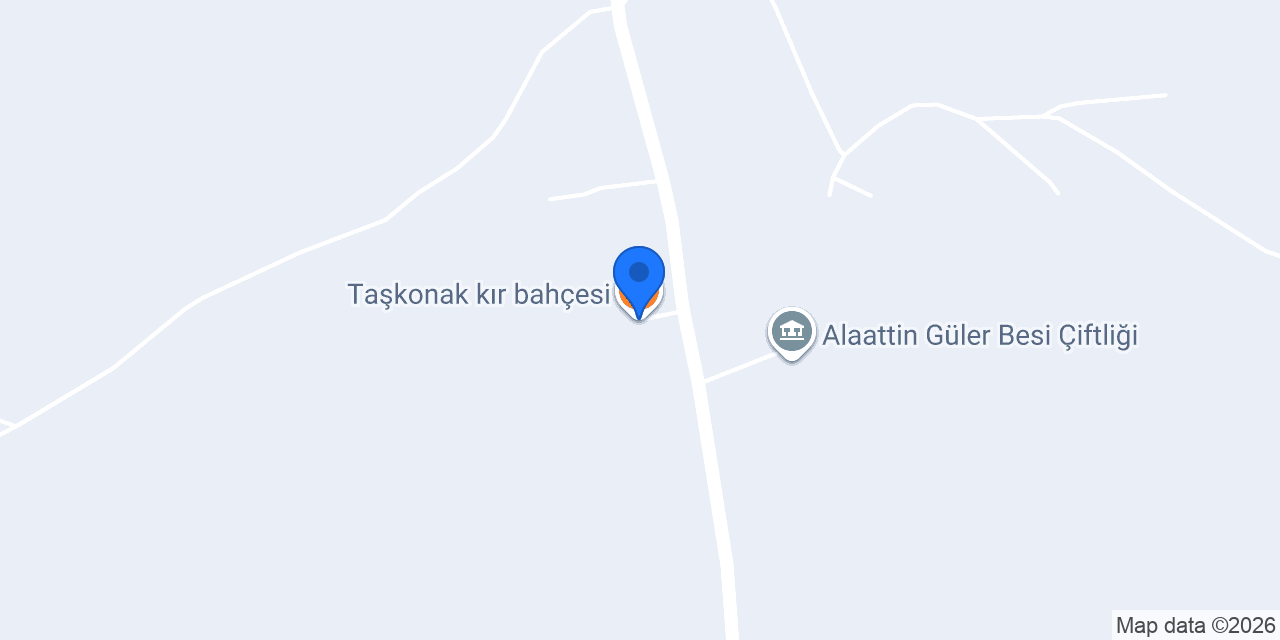 Taşkonak kır bahçesi konumu