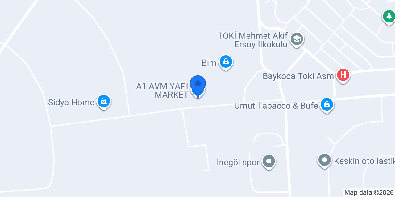 A1 AVM YAPI MARKET konumu