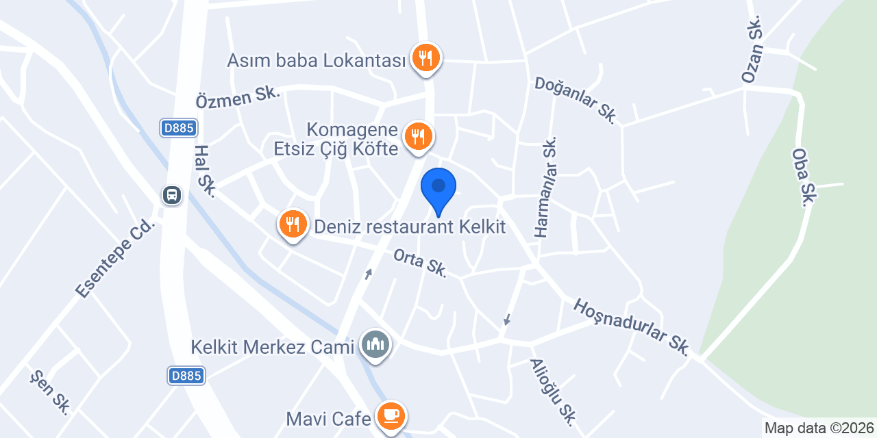 Kelkit Adliyesi konumu