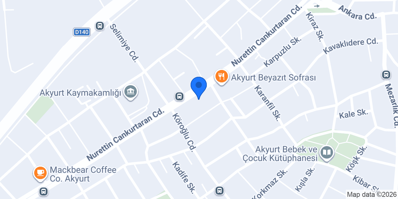 Vestel Akyurt Yetkili Satış Mağazası - Göktuğ DTM konumu