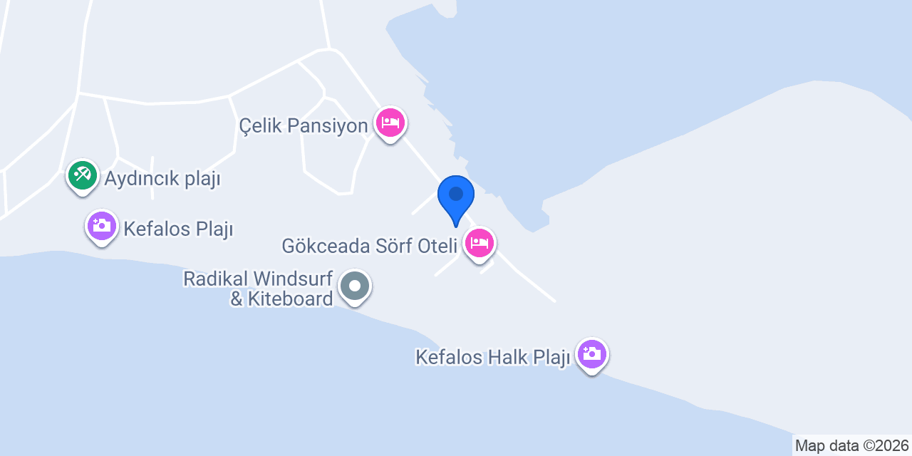Çağdaş Cafe Camping & Windsurf School konumu