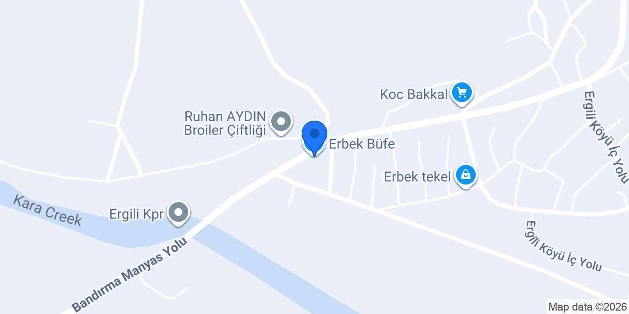 Erbek Büfe konumu