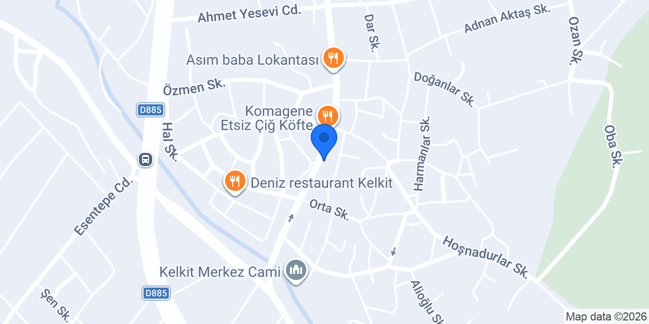 Hatay Antioch Kelkit konumu