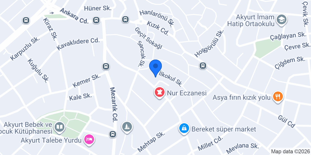 CeylanAdar Akyurtvıp konumu
