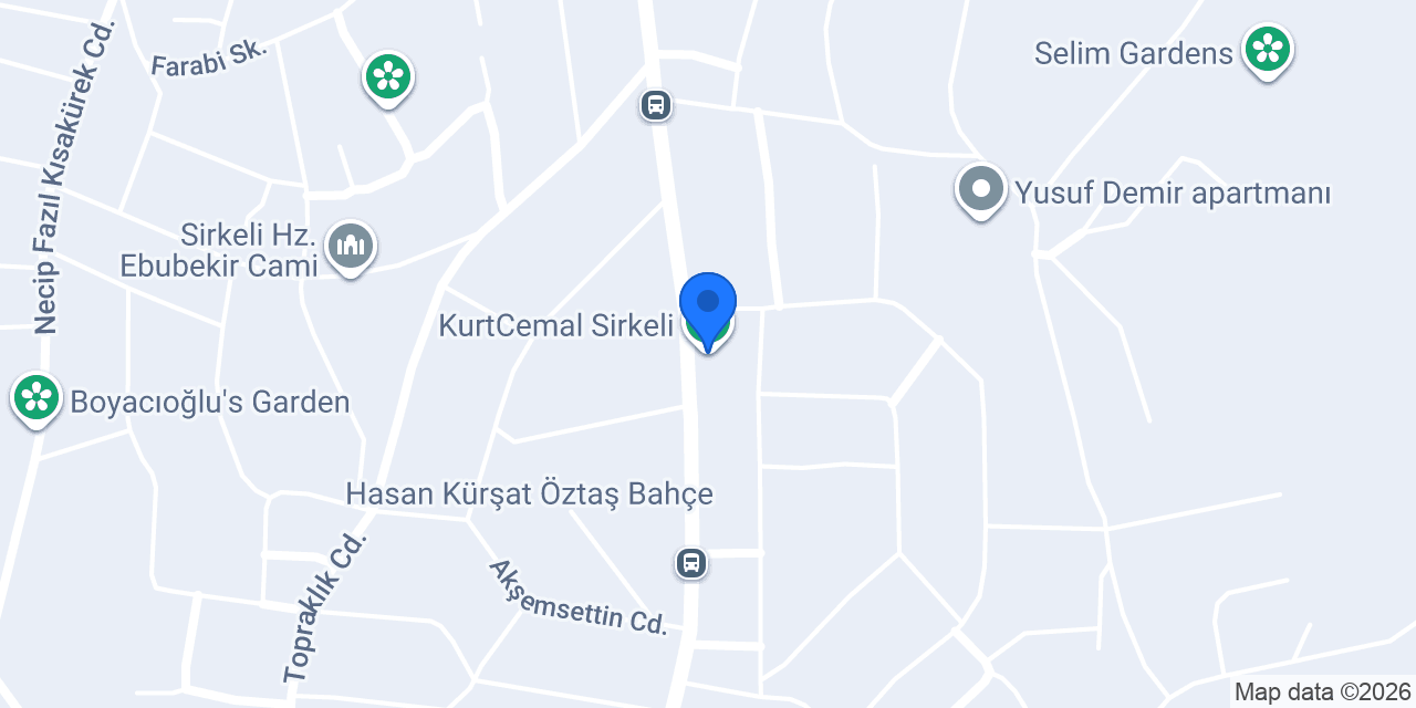 KurtCemal Sirkeli konumu