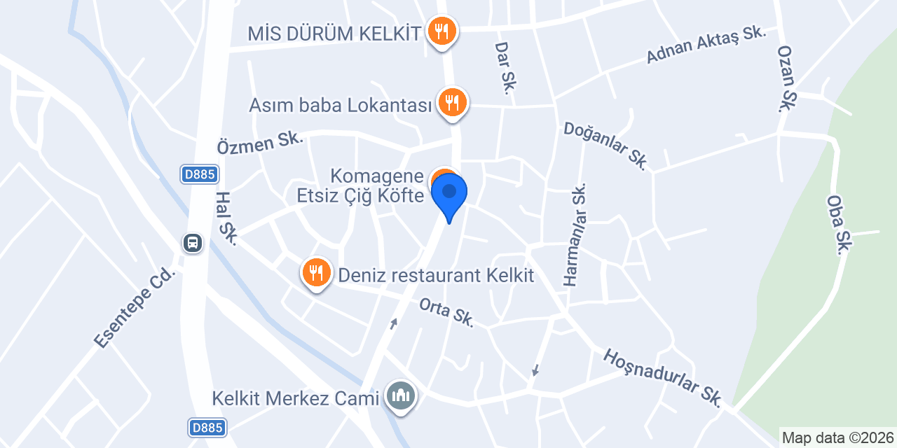 HOŞBEŞ CAFE konumu