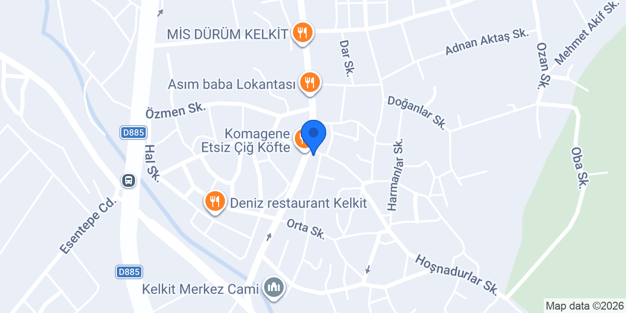 KELKİT MEYDAN TAKSİ AHMET ÇAĞAN konumu