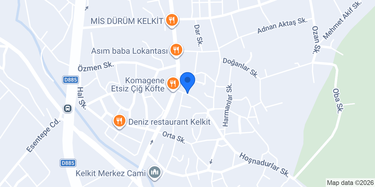 Kelkit Taksi konumu