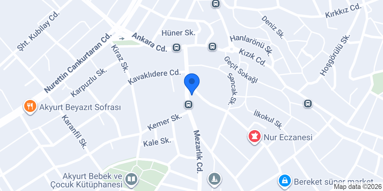 Özkan erkek kuaförü konumu