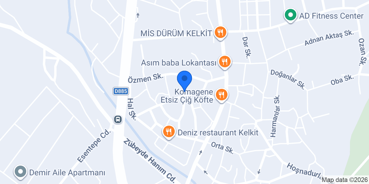 Kelkit Erkek Lazer Epilasyon konumu