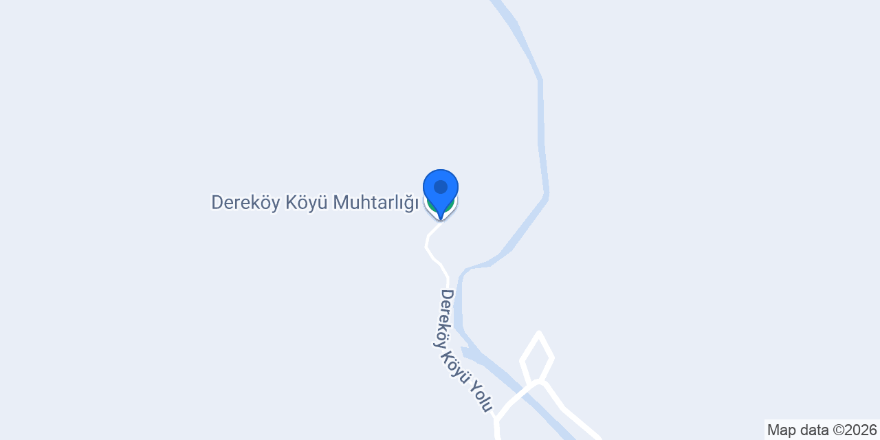 Dereköy Köyü Muhtarlığı konumu