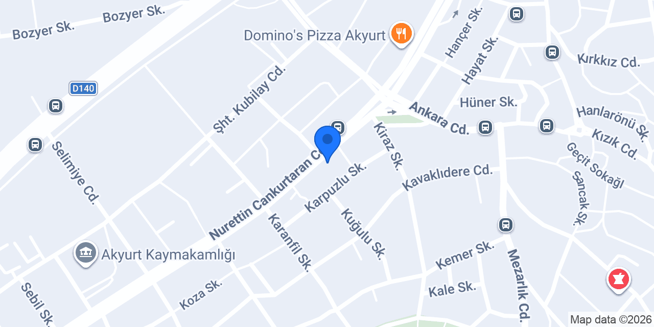 Benliler Süpermaket konumu