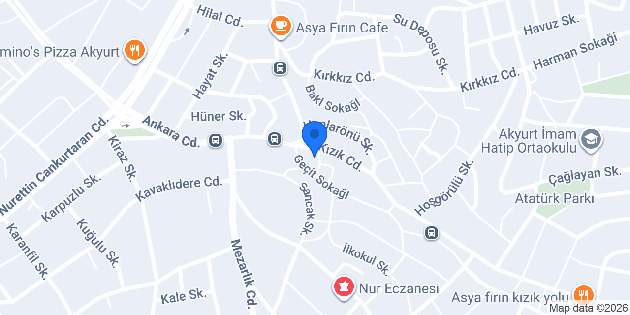 Yaşar Erkek Kuaförü konumu