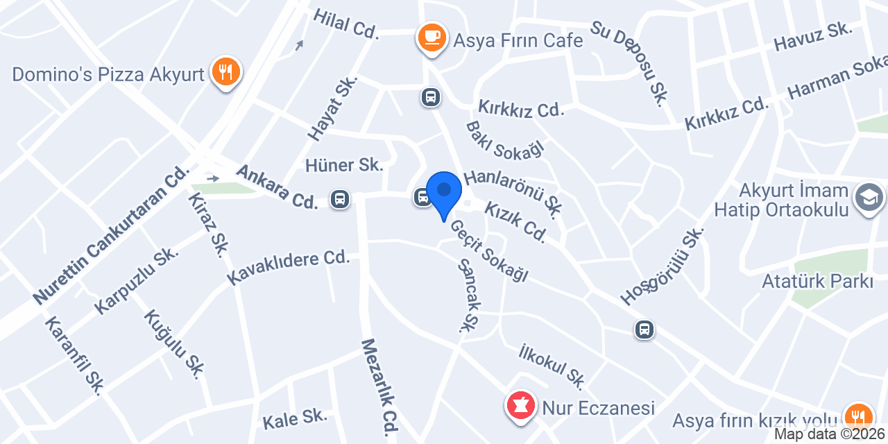 Hayat Eczanesi konumu