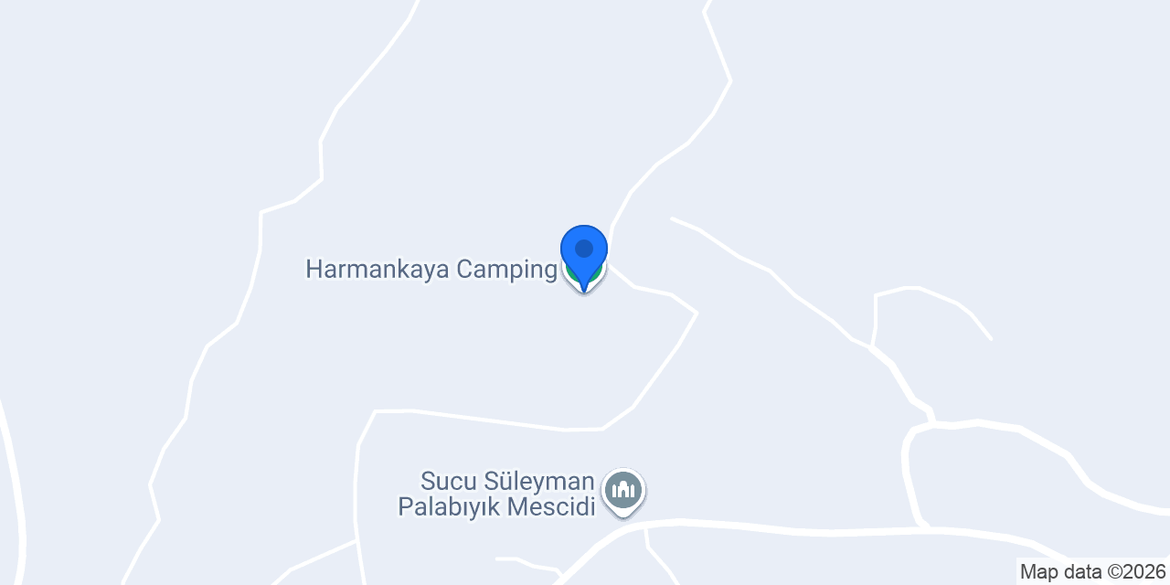 Harmankaya Camping konumu