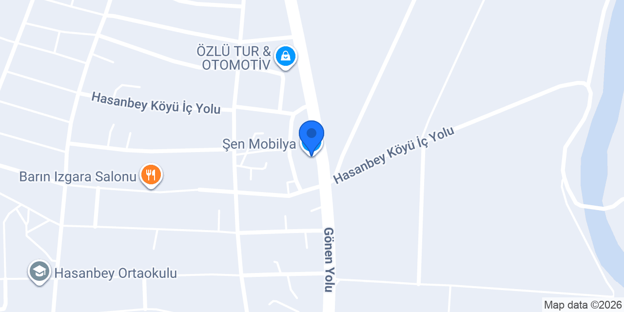Şen Mobilya konumu