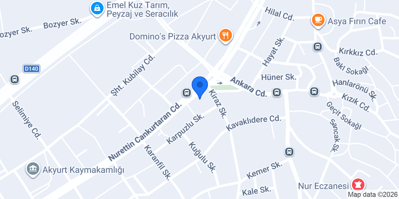 Akyurt Spot konumu