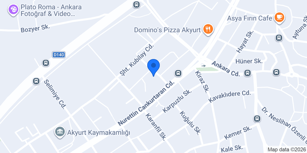 Akyurt 1 Nolu Aile Sağlığı Merkezi konumu