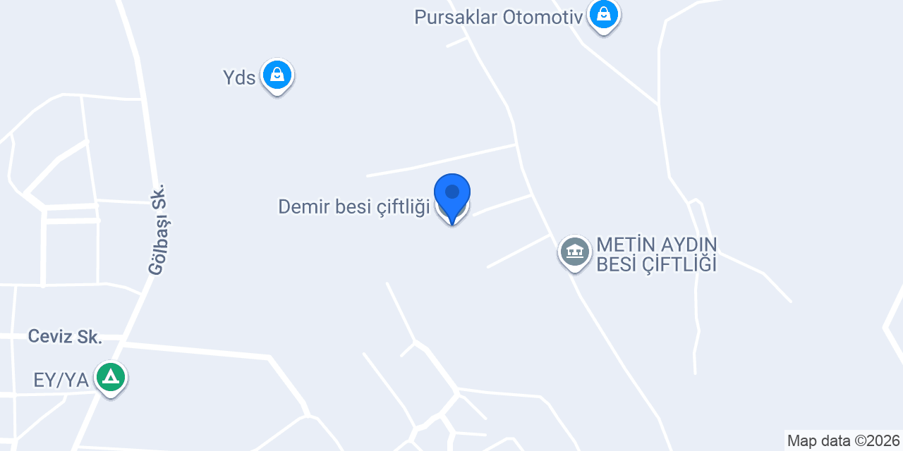 Demir besi çiftliği konumu