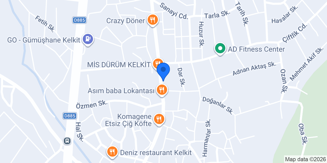 Kelkit İşitme Merkezi konumu
