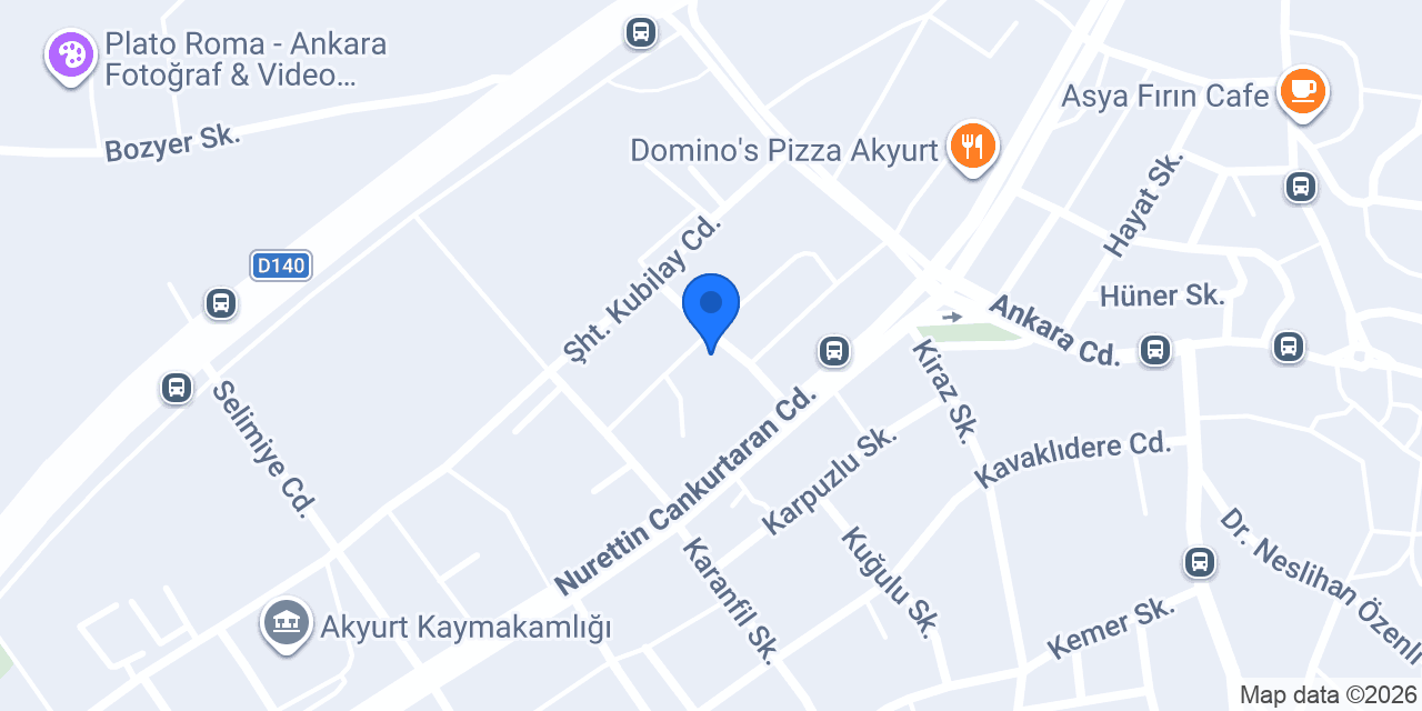ZEN HOME Mobilya Akyurt konumu