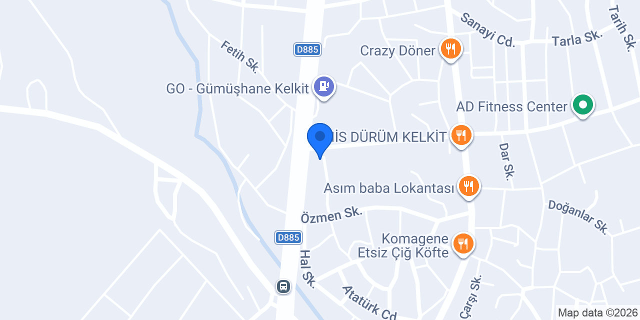 Kelkit Kitap Kırtasiye konumu
