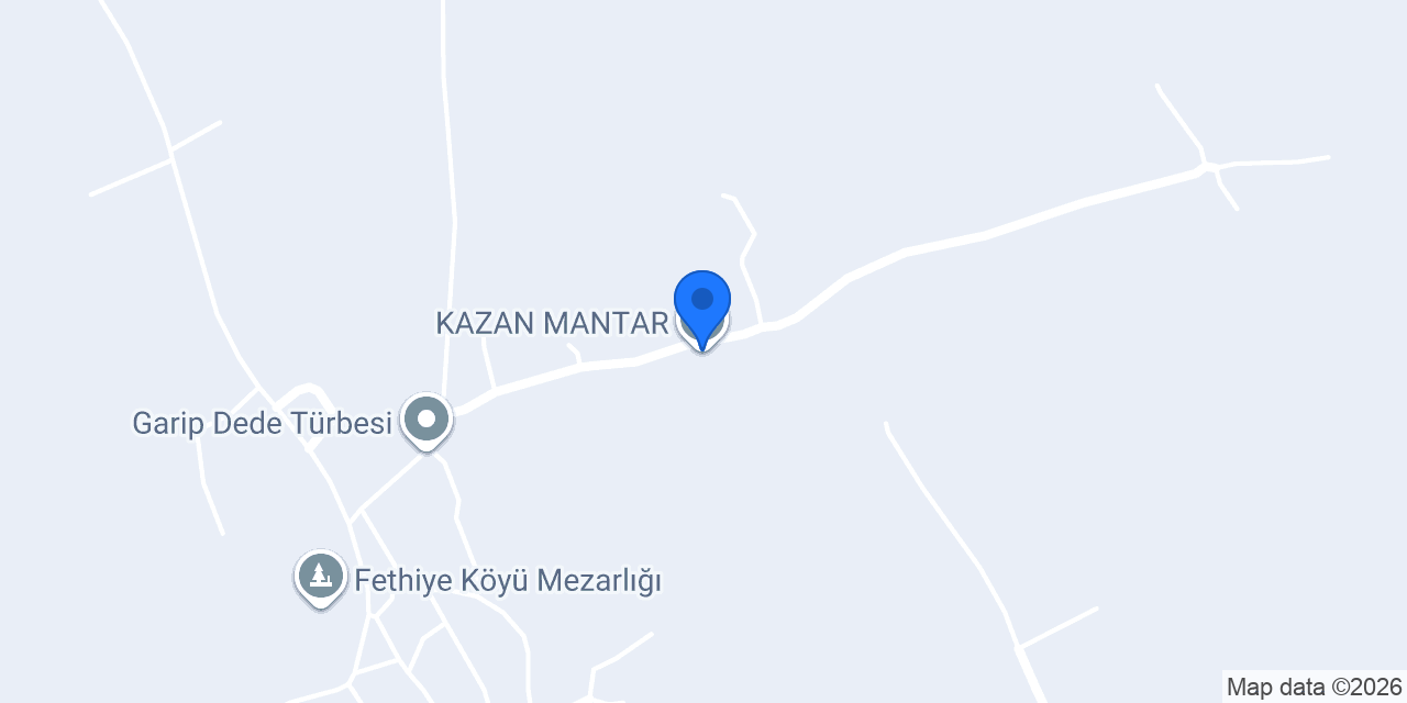 KAZAN MANTAR konumu