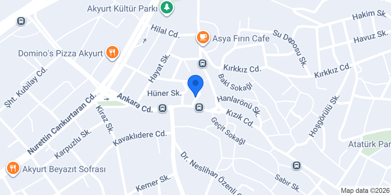AKYURT ASPAVA PİDE KEBAP LAHMACUN SALONU konumu