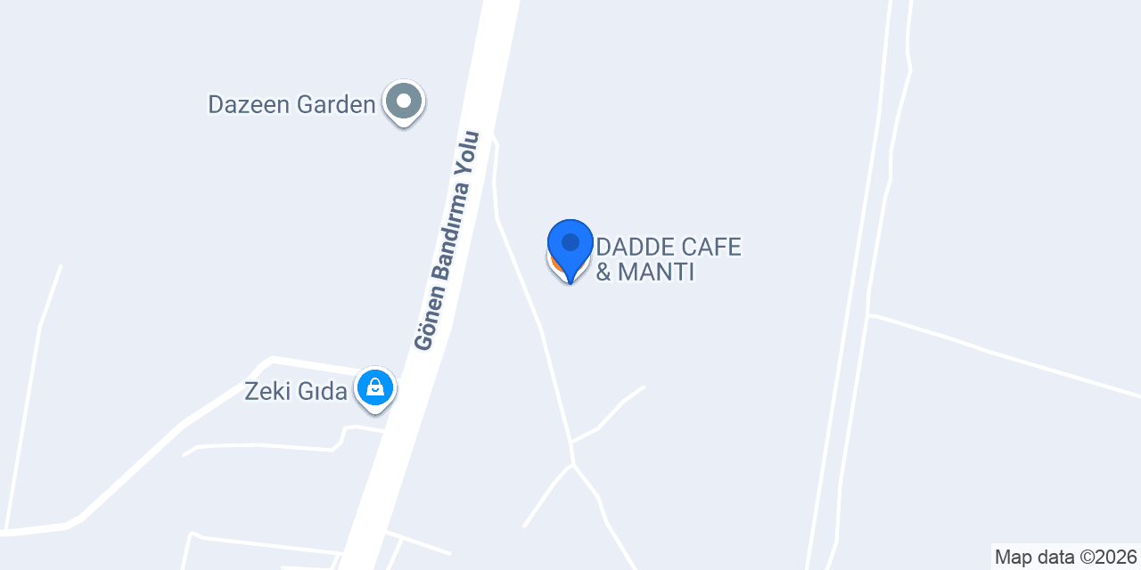 DADDE CAFE & MANTI konumu