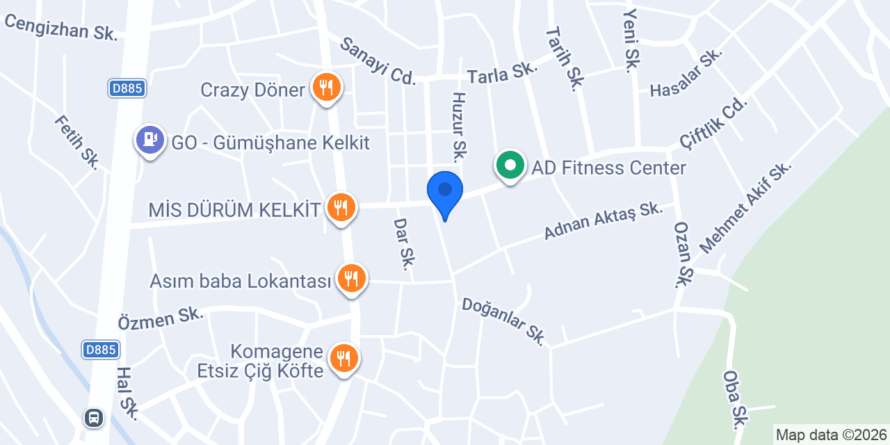 Özel Öz Kelkit Sürücü Kursu konumu