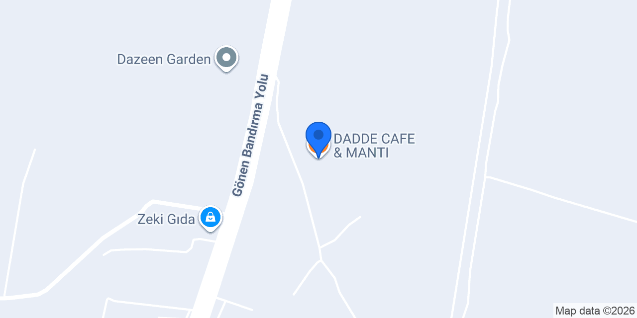 DADDE CAFE & MANTI konumu