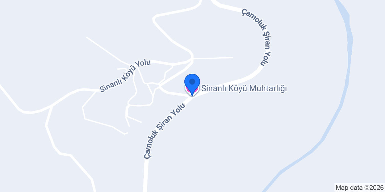 Sinanlı Köyü Muhtarlığı konumu