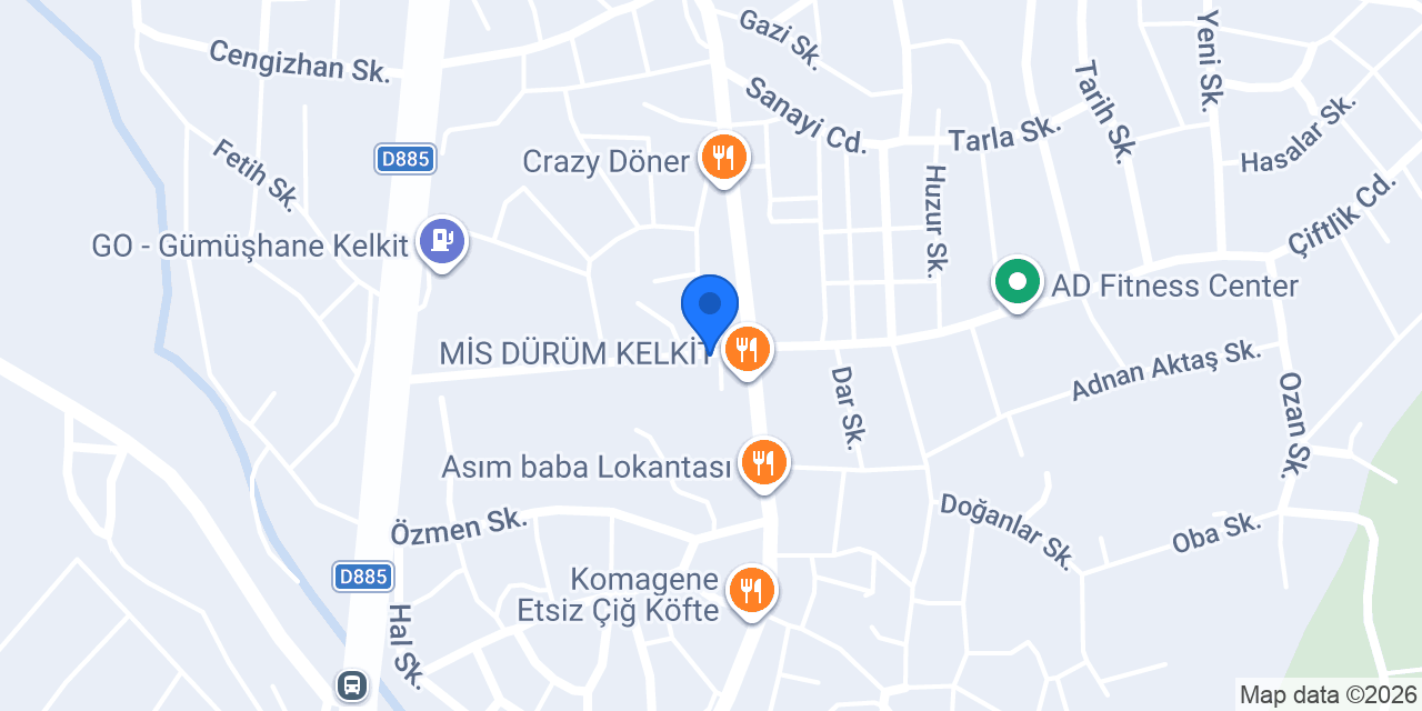 Simpaş Sigorta Kelkit konumu