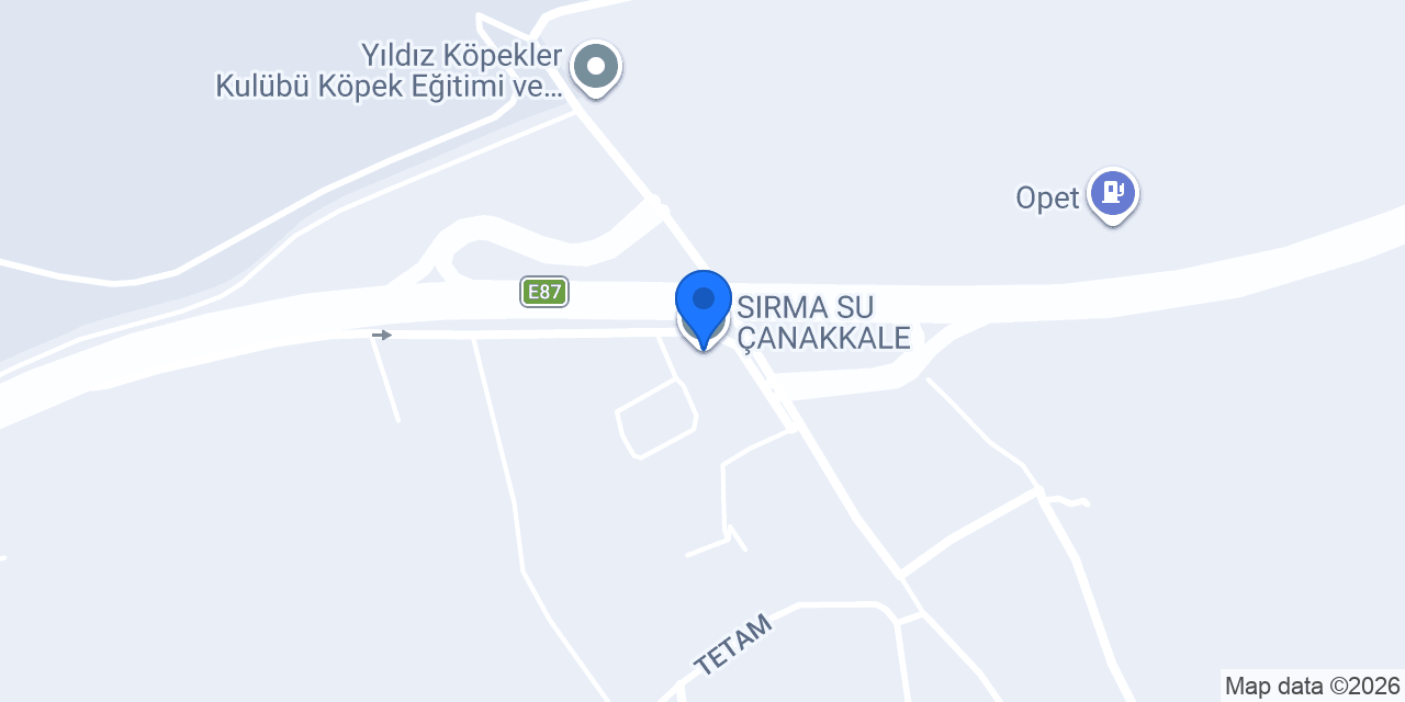 SIRMA SU ÇANAKKALE konumu