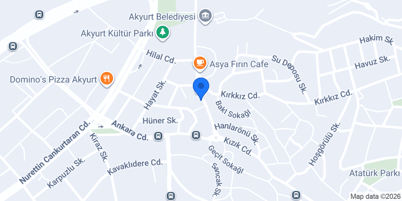 Hilal Veteriner Kliniği konumu