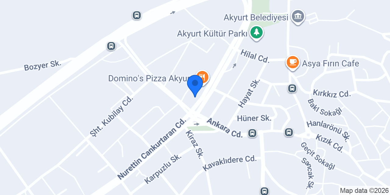 Akyurt Sürücü Kursu konumu