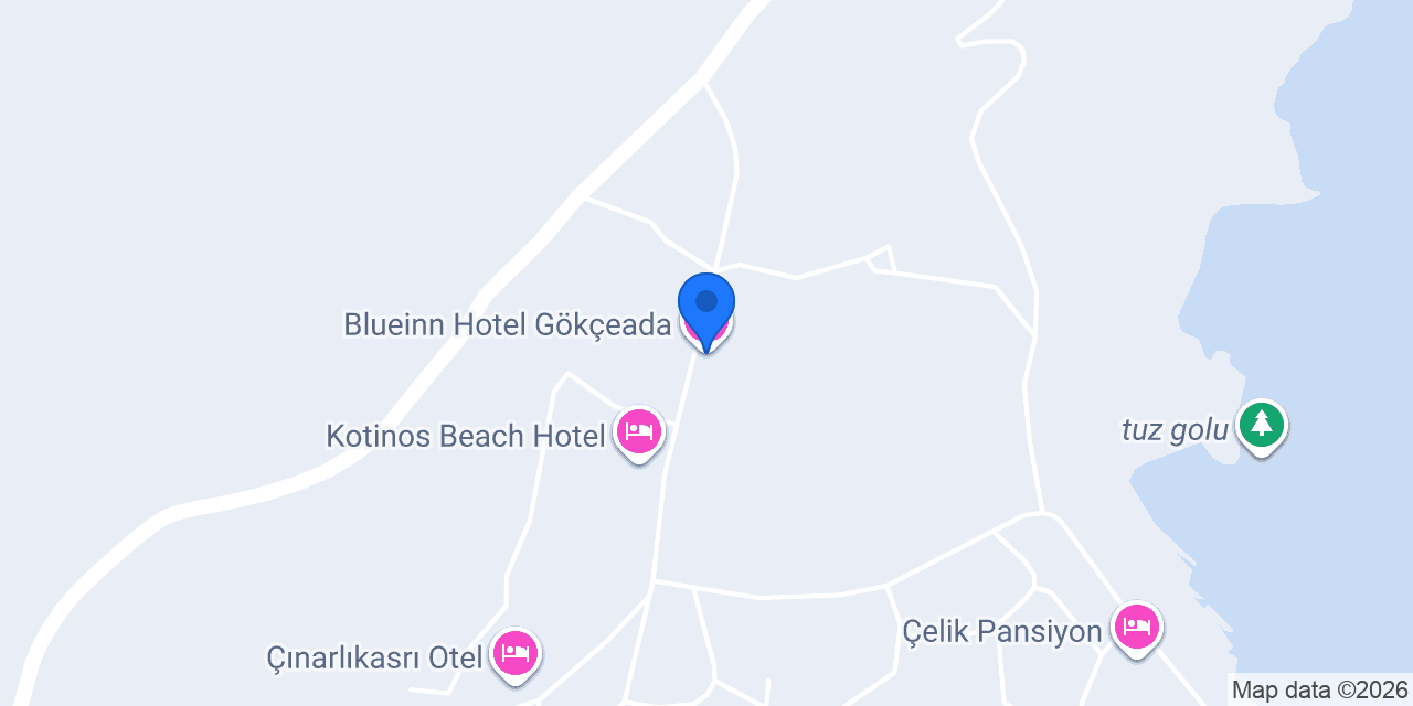 Blueinn Hotel Gökçeada konumu