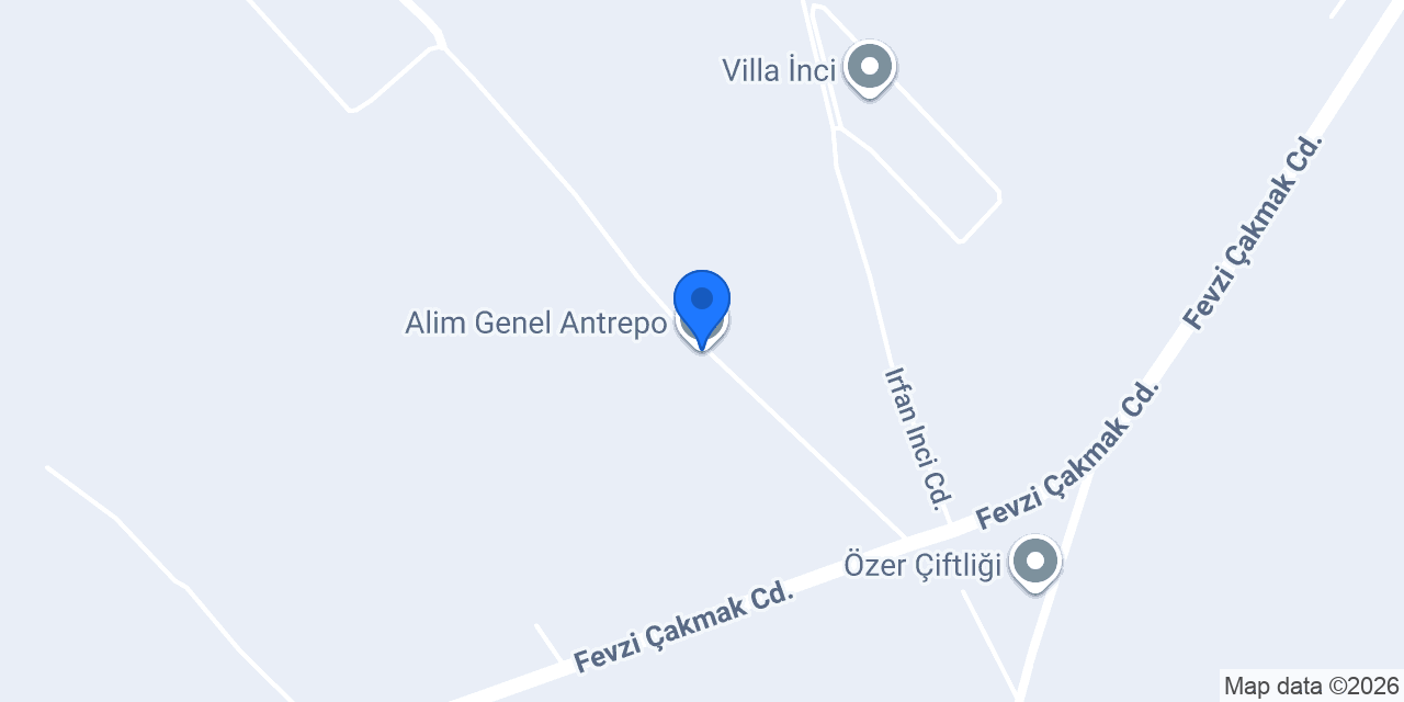 Alim Genel Antrepo konumu