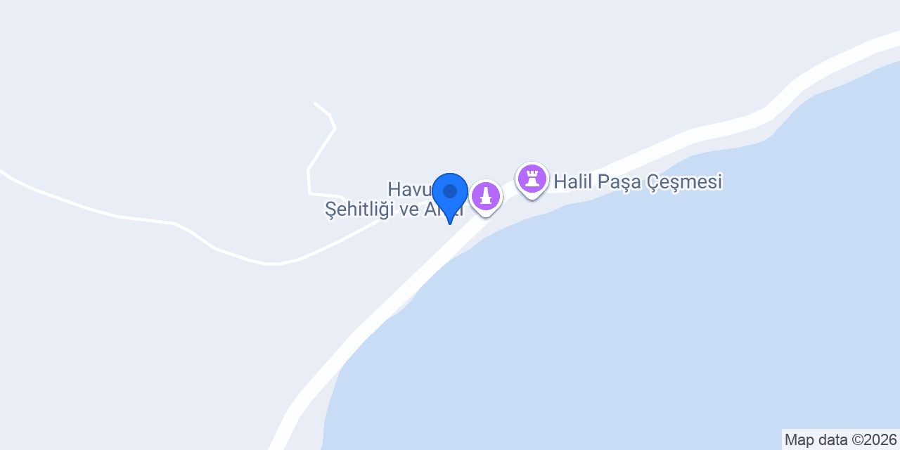 Havuzlar Kafe-Kamp Kilitbahir konumu