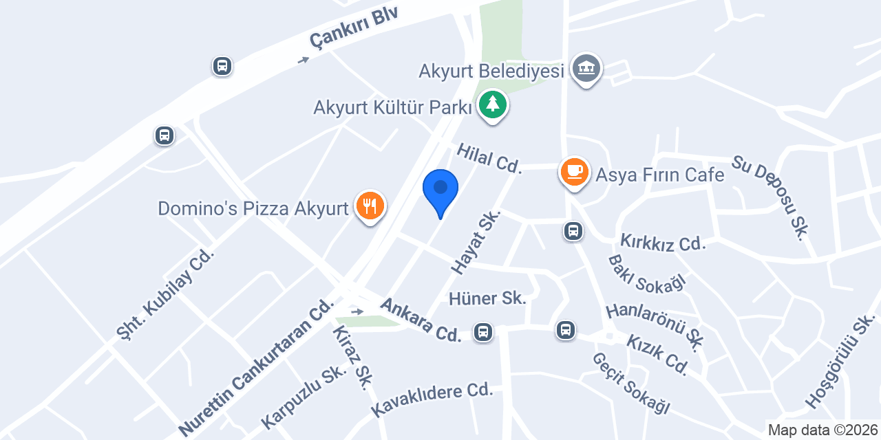 Akyurt Promosyon Ve Hediyelik konumu