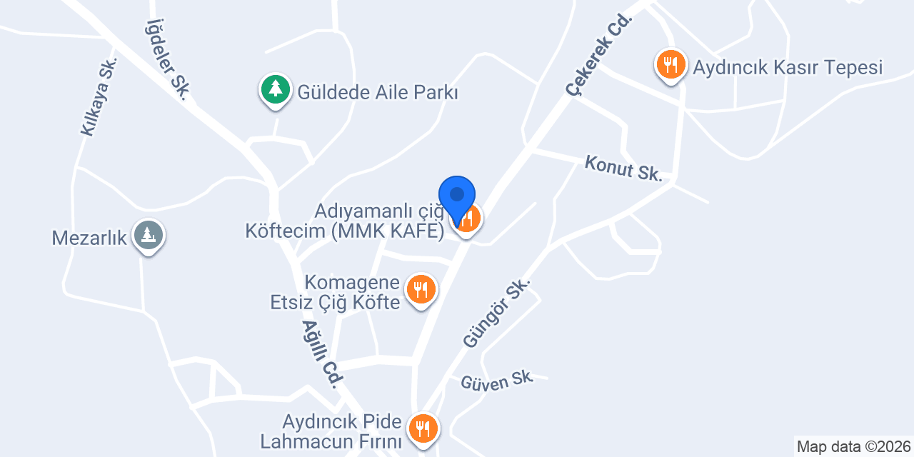 Tunç Veteriner Kliniği konumu