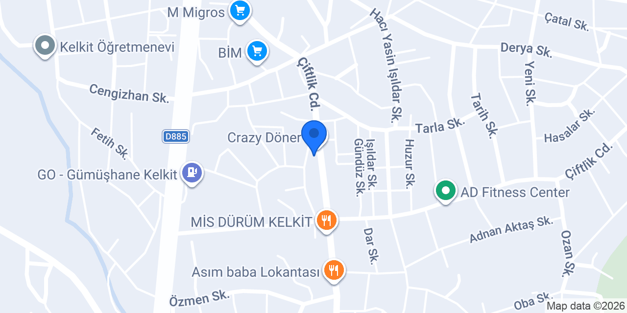 Kelkit KUAFÖR ÖMER konumu