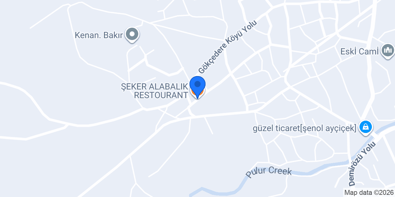 ŞEKER ALABALIK RESTOURANT konumu
