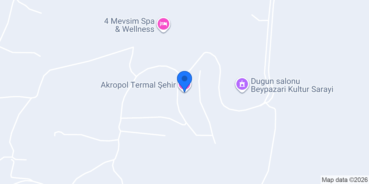 Akropol Termal Şehir konumu