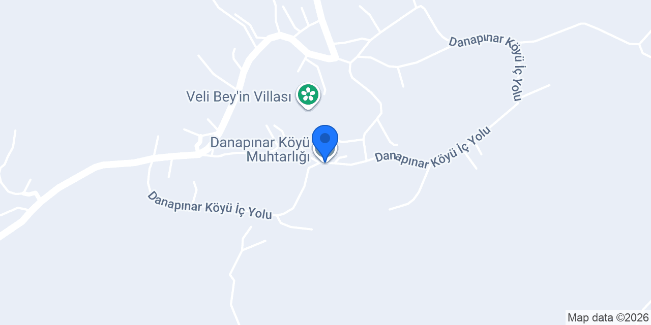 Danapınar Köyü Muhtarlığı konumu