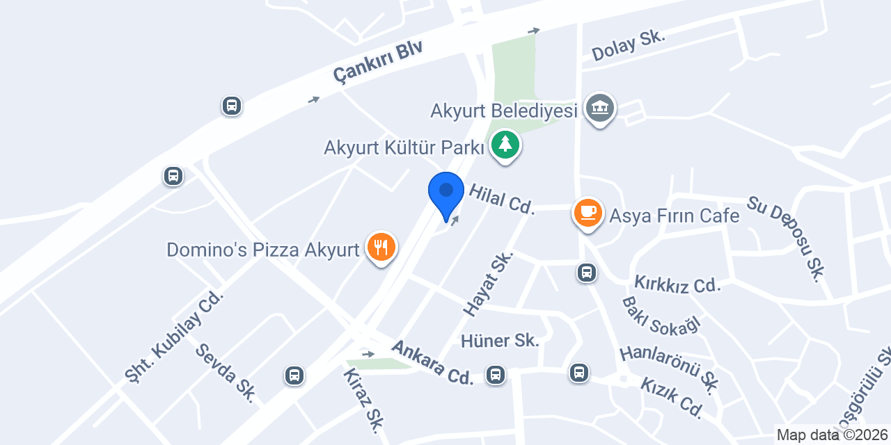AKYURT OTO LASTİK konumu