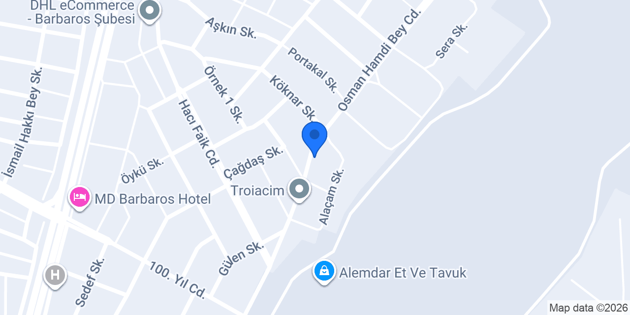 Ahtapot Yapı Malzemeleri konumu