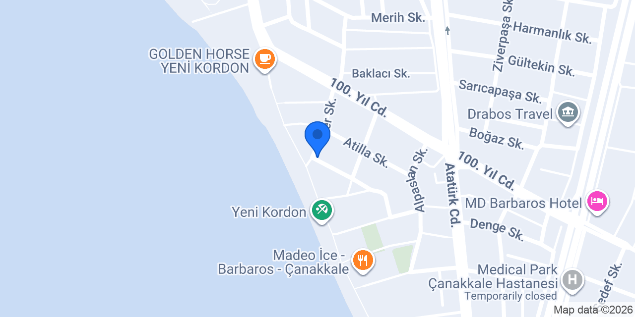 Çikolata Evim Çanakkale konumu