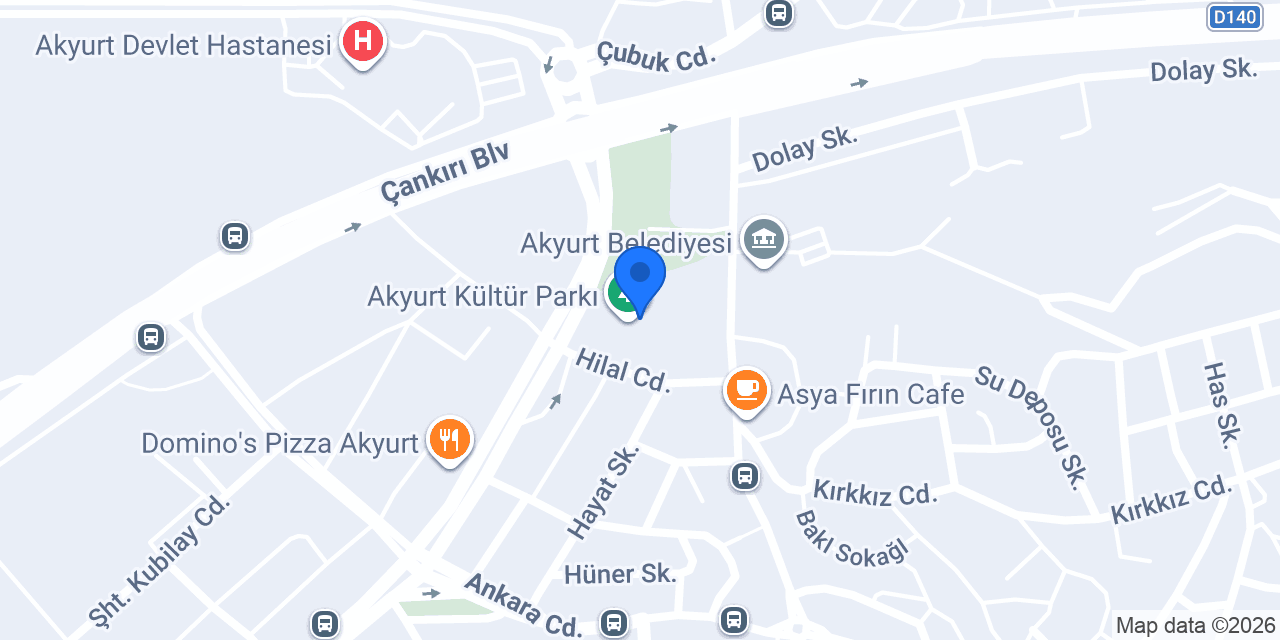 Akyurt Kültür Mer. Düğün Salonu konumu