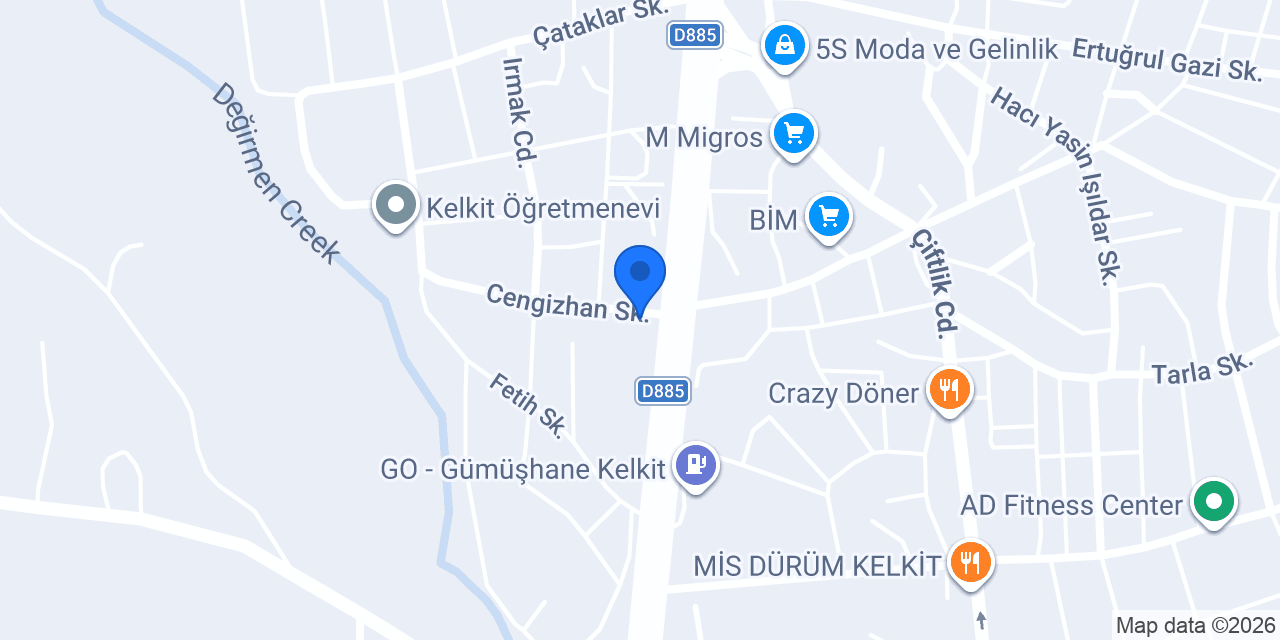 KELKİT HALİS HALI YIKAMA konumu